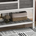 Load image into Gallery viewer, PawHut Tortoise Habitat with Shelf Storage, Tortoise Enclosure with Weather Protection, Tortoise Gift Accessory, Reptile Enclosure with Tray, Light Support Frame, Light Gray