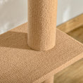 Load image into Gallery viewer, PawHut Floor-to-Ceiling Cat Tree Cat Climbing Tower with Sisal-Covered Scratching Posts Natural Cat Tree Activity Center for Kittens Cat Tower Furniture, Brown
