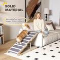 Load image into Gallery viewer, Dog Ramp For Couch, Folding Pet Ramp for Bed, 4 Adjustable Height from 16" to 23.5", Pet Steps with Non-Slip Carpet for Small to Large Dogs, Suitable for Sofa
