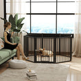 Load image into Gallery viewer, Dog Playpen, 30"H Pet Playpen, 8 Panels Puppy Exercise Pen Heavy Duty with Dog Gate & Cat Door, Indoor Outdoor Foldable Portable Dog Fence for Small & Medium Dogs