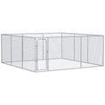Load image into Gallery viewer, 228 Sq. Ft. Dog Playpen Outdoor, Walk-in Dog Run Kennel Puppy Exercise Pen with Galvanized Steel Frame, for Small and Medium Dogs, 15.1' x 15.1' x 6'