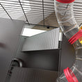 Load image into Gallery viewer, Large Hamster Cage, Gerbil Cage with Deep Glass Bottom, Tunnels, Non-Slip Ramps, Exercise Wheels, Water Bottle, Dish, 60 x 40 x 57cm