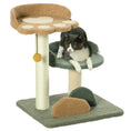 Load image into Gallery viewer, Small Cat Tree for Indoor Cats, Scratching Posts with 2 Beds, Toy Ball, 43 x 39 x 52cm