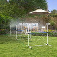 Load image into Gallery viewer, PawHut 4 Piece Dog Agility Training Equipment Set with Spray Water Tube, Dog Agility Set with Adjustable Height Hurdles, Whistle, Carry Bag, White