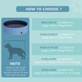 Load image into Gallery viewer, Dog Paddling Pool, Foldable Dog Pool, Leakproof & Hard Plastic, Portable Pet Bathtub with Non-Slip Base & Drainage Hole, for Indoors, Outdoors, Garden, Patio, 100 x 30 cm, Blue
