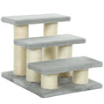 Load image into Gallery viewer, Pet Stairs 3-step Pet Ladder Cat dog Stairs Climb Ladder Cat Tree, Grey