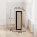 Load image into Gallery viewer, Cat Scratching Post, 63 cm Tall Scratcher with Replaceable Scratching Board, Top Perch, Natural Sisal Scratch Mat, for Large Cats and Kittens, Oak