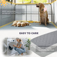 Load image into Gallery viewer, Whelping Box for Dogs and Puppies, 23.5"H, 7 Panels Puppy Playpen with Windproof Oxford Fabric Cloth, Washable Pee Pad, Pet Playpen with Door, for Medium & Large Dogs