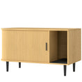Load image into Gallery viewer, Cat Litter Box Enclosure with Sliding Door, Litter Mat, Hidden Litter Box Enclosure Furniture, Modern Cat House, TV Stand, Side End Table for Living Room