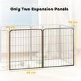 Load image into Gallery viewer, Dog Pen, 2 Panel Puppy Pen, Portable, Detachable, For Medium Dogs, 60cm Tall, Black