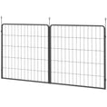 Load image into Gallery viewer, Dog Pen, 2 Panel Puppy Pen, Portable, Detachable, For Medium Dogs, 60cm Tall, Black