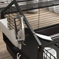 Load image into Gallery viewer, PawHut Small Animal Cage with Foldable Run Area, Rolling Bunny Cage, Guinea Pig Cage, Hedgehog Cage with Water Bottle, Water Bowl, and Ramps, 46.5"