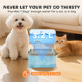 Load image into Gallery viewer, Cat Water Fountain for Drinking, 3.2L Stainless Steel Cat Fountain, Ultra-Silent, Automatic, Visible Water-Level, for Kittens, Dogs and Other Pets