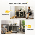 Load image into Gallery viewer, Dog Crate Furniture, Dog Cage with Soft Washable Cushion, Furniture-Style Pet Kennel Indoor House End Side Table for Small Medium Large Breeds, 100 x 60 x 73.5 cm, Grey
