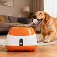 Load image into Gallery viewer, Dog Ball Launcher Automatic, 26-79 FT Adjustable Distance, Rechargeable Dog Ball Thrower with 6 ETPU Tennis Fetch Toys 2.5", Low Noise, Remote Control, for Medium to Large Breeds, Orange