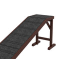 Load image into Gallery viewer, PawHut Dog Ramp for Bed, Pet Ramp for Dogs with Non-Slip Carpet and Top Platform, 74" x 16" x 25", Brown