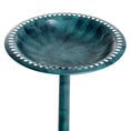 Load image into Gallery viewer, Outsunny 28'' Bird Bath Outdoor Resin Decor with Fleur De Lis Pattern, Time-Worn Finish