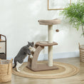 Load image into Gallery viewer, Cat Tree for Indoor Cats, 88cm Cat Tower with Sisal Scratching Post, Hanging Ball, Large Cat Perch, Stairs, Cat Activity Centre for Kitten, Brown