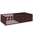 Load image into Gallery viewer, PawHut Whelping Box for Dogs Built for Mother's Comfort, Dog Whelping Pen with Removable Doors, Puppy Playpen for Indoors, Newborn Puppy Supplies & Essentials, 81" x 39" x 20", Coffee