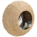 Load image into Gallery viewer, PawHut Cat Wall Furniture, Wall Mounted Cat Condo with Washable Cushion, Cat Wall Shelf for Indoor Cats Kittens, Natural Wood