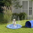 Load image into Gallery viewer, Dog Splash Pad, Pet Sprinkler Mat, Non-Slip Dog Paddling Pool, Foldable Outdoor Sprinkler and Splash Mat Water Play for Garden, Patio, Summer Fun, 170 cm