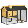 Load image into Gallery viewer, 2 Tiers Rabbit Hutch and Run, Guinea Pig Hutch Outdoor with Sliding Tray, Ramp, for 1-2 Rabbits