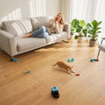 Load image into Gallery viewer, Interactive Cat Toy for Indoor Kittens & Adult, Automatic & Remote Control Electric Cat Toy with Adjustable Speed, DIY Track & Mouse Sound, Rechargeable Boredom Buster