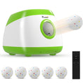 Load image into Gallery viewer, Automatic Dog Ball Launcher, Rechargeable Dog Ball Thrower with Remote Control, 3 Adjustable Distance (39ft/59ft/78ft), 6 ETPU Tennis Fetch Toys 2.5", for Medium Large Breeds, Green