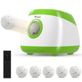 Load image into Gallery viewer, Automatic Dog Ball Launcher, Rechargeable Dog Ball Thrower with Remote Control, 3 Adjustable Distance (39ft/59ft/78ft), 6 ETPU Tennis Fetch Toys 2.5", for Medium Large Breeds, Green