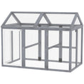 Load image into Gallery viewer, Large Chicken Run, Wooden Chicken Coop, Pet Playpen w/ Combinable Design - Grey