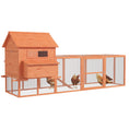 Load image into Gallery viewer, PawHut 145" Chicken Coop Large Chicken House Rabbit Hutch Wooden Poultry Cage Pen Garden & Backyard with Run & Inner Hen House Space