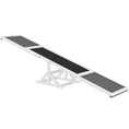 Load image into Gallery viewer, PawHut Wooden Dog Agility Seesaw for Training and Exercise, Platform Equipment Run Game Toy, Weather Resistant Pet Supplies, 83" L x 16" W x 14" H, White