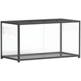Load image into Gallery viewer, Large Hamster Cage, Chewproof Metal Rat Cage with Deep Base, Openable Top & Excellent Ventilation, Transparent Small Animal Habitat for Syrian Dwarf Hamster, Gerbil, 100 x 50 x 52.5 cm, Black