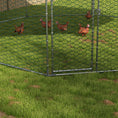 Load image into Gallery viewer, Large Chicken Coop Metal Chicken Run for Chickens with Waterproof and Anti-UV Cover, Polygon Shaped Walk in Fence Cage Hen House for Outdoor and Yard Farm Use, 1" Dia, 17.1' x 15.7' x 9'