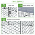 Load image into Gallery viewer, Large Chicken Coop Metal Chicken Run for Chickens with Waterproof and Anti-UV Cover, Polygon Shaped Walk in Fence Cage Hen House for Outdoor and Yard Farm Use, 1" Dia, 17.1' x 15.7' x 9'