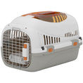 Charger l'image dans la visionneuse de la galerie, Hard-Sided Travel Pet Carrier, Plastic Dog and Cat Kennel for Small Dogs and Cats, Portable Crate with Steel Wire Door, Feed Bowl, Secure Lock for Car, Airplane, Outdoor