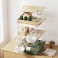 Charger l'image dans la visionneuse de la galerie, Large Hamster Cage, 3 Tiers Acrylic Hamster Habitat with Water Bottles, Dishes, Running Wheel and External Bathrooms for Pet Mice, Dwarf Hamster, 13.4" L x 9.8" W x 20.5" H