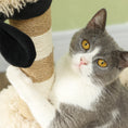 Load image into Gallery viewer, Cat Tree Sheep Design, 98 cm Multi-Level Cat Tower with Scratching Posts, Tunnel & Play Ball for Indoor Kitten Climbing, Playing, Relaxing, Easy Assembly, Light Brown