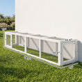 Load image into Gallery viewer, Outdoor Cat Tunnel with Extendable Design, 79" L Wooden Cat Run with Weather Protection, Connecting Inside and Outside, for Deck Patios, Balconies, White