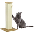 Load image into Gallery viewer, Cat Scratching Post 80cm Tall Cat Scratch Post with Hanging Ball Toy, Cat Scratcher Natural Sisal Rope