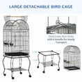 Load image into Gallery viewer, Bird Cage Budgie Cage Large Aviary for Parrot Finch Cockatiel with Stand, Shelf, Top Access