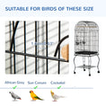 Load image into Gallery viewer, Bird Cage Budgie Cage Large Aviary for Parrot Finch Cockatiel with Stand, Shelf, Top Access