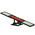 Load image into Gallery viewer, PawHut Wooden Dog Agility Seesaw for Training and Exercise, Platform Equipment Run Game Toy, Weather Resistant Pet Supplies, 71" L x 12" W x 12" H, Black