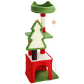 Load image into Gallery viewer, Christmas Cat Tree, 103cm Multilevel Cat Climbing Tower with Scratching Post and Board, Condo, Platform and Toys, Kitty Activity Centre for Indoor Kittens, Green