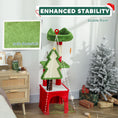 Load image into Gallery viewer, Christmas Cat Tree, 103cm Multilevel Cat Climbing Tower with Scratching Post and Board, Condo, Platform and Toys, Kitty Activity Centre for Indoor Kittens, Green