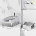 Load image into Gallery viewer, Cat Litter Box Stainless Steel, High Sided with Metal Litter Scoop, Never Absorbs Odors, Anti Leakage & Easy to Clean, 24" x 16" x 12", Grey
