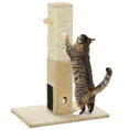 Load image into Gallery viewer, Cat Tree Scratching Post for Indoor Cats 79cm Jute Scratcher Climber w/ Carpet Base Dangling Toy Self Grooming Brush – Beige