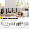 Load image into Gallery viewer, 16 Panels Dog Playpen, 22"W x 24"H Heavy Duty Pet Fence with Door & Strap for Indoor Outdoor Backyard Garden, Portable & Foldable for Small Dogs