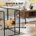 Load image into Gallery viewer, 16 Panels Dog Playpen, 22"W x 24"H Heavy Duty Pet Fence with Door & Strap for Indoor Outdoor Backyard Garden, Portable & Foldable for Small Dogs