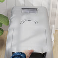Load image into Gallery viewer, Stainless Steel Cat Litter Box, Extra Large Metal Cat Litter Tray with Lid, Scoop, Filter Bags, Grey